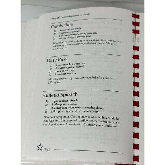 The Four Ingredient Cookbook Recipe Linda Coffee Emily Cale Quick Easy Simple - Picture 12 of 16